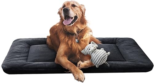 Miniatura 17 de Camas para Perros Almohadilla de Jaula para Perros Grandes Cama de Jaula para Perros Ultra Suave Lavable y Antideslizante Almohadilla de Perrera