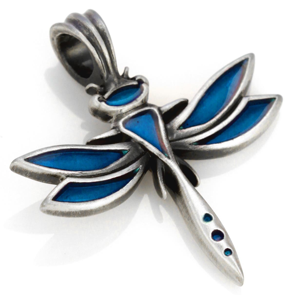 BICODragonfly' Resin and Metal Pendant (B221)