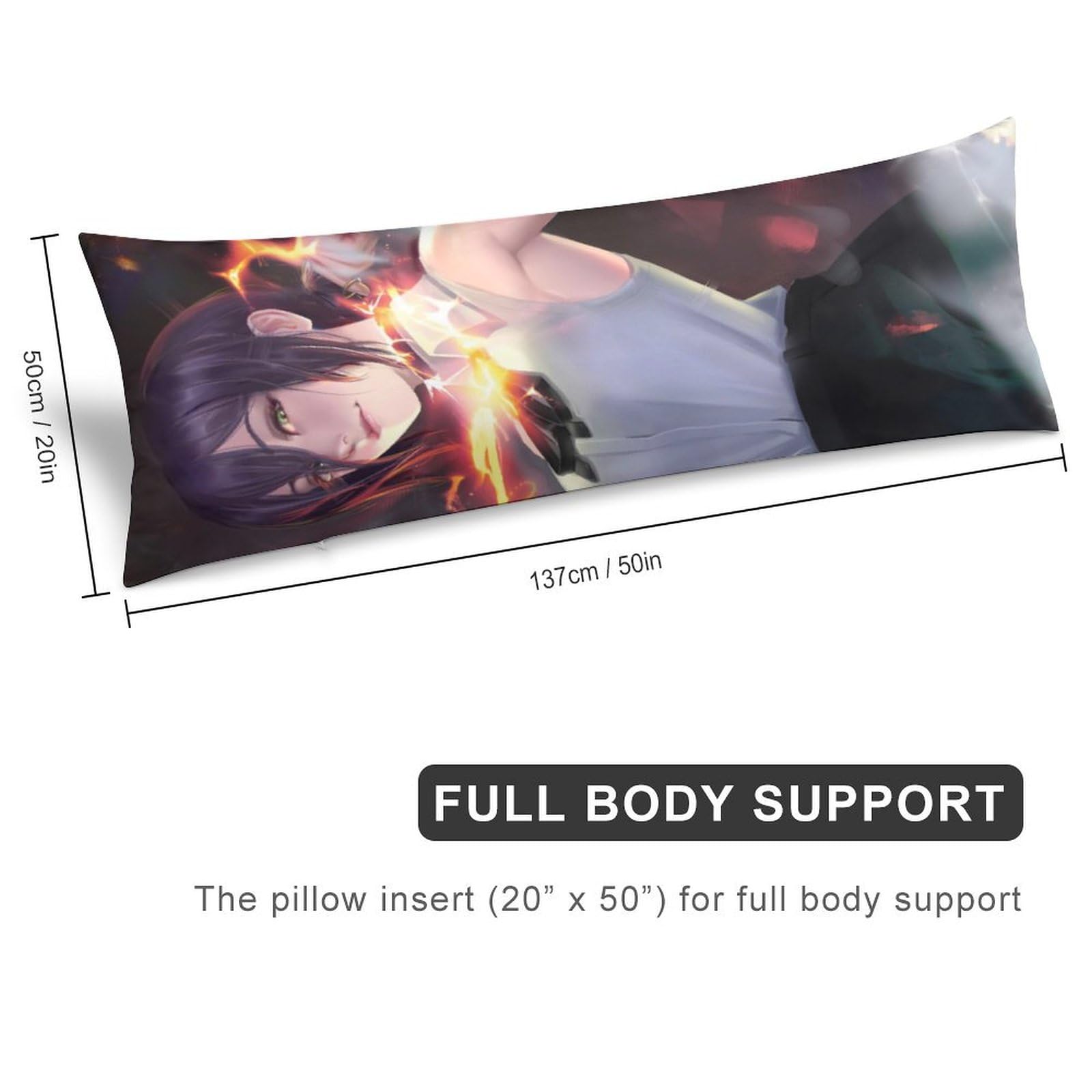 Amazon｜枕カバー 軽量 抱き枕カバー チェンソーマン レゼ クッション