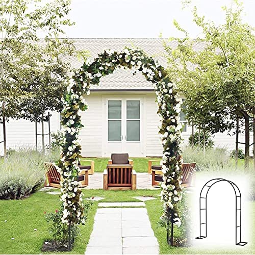 Arche de jardin en acier traité avec treillis métallique haute résistance - 7