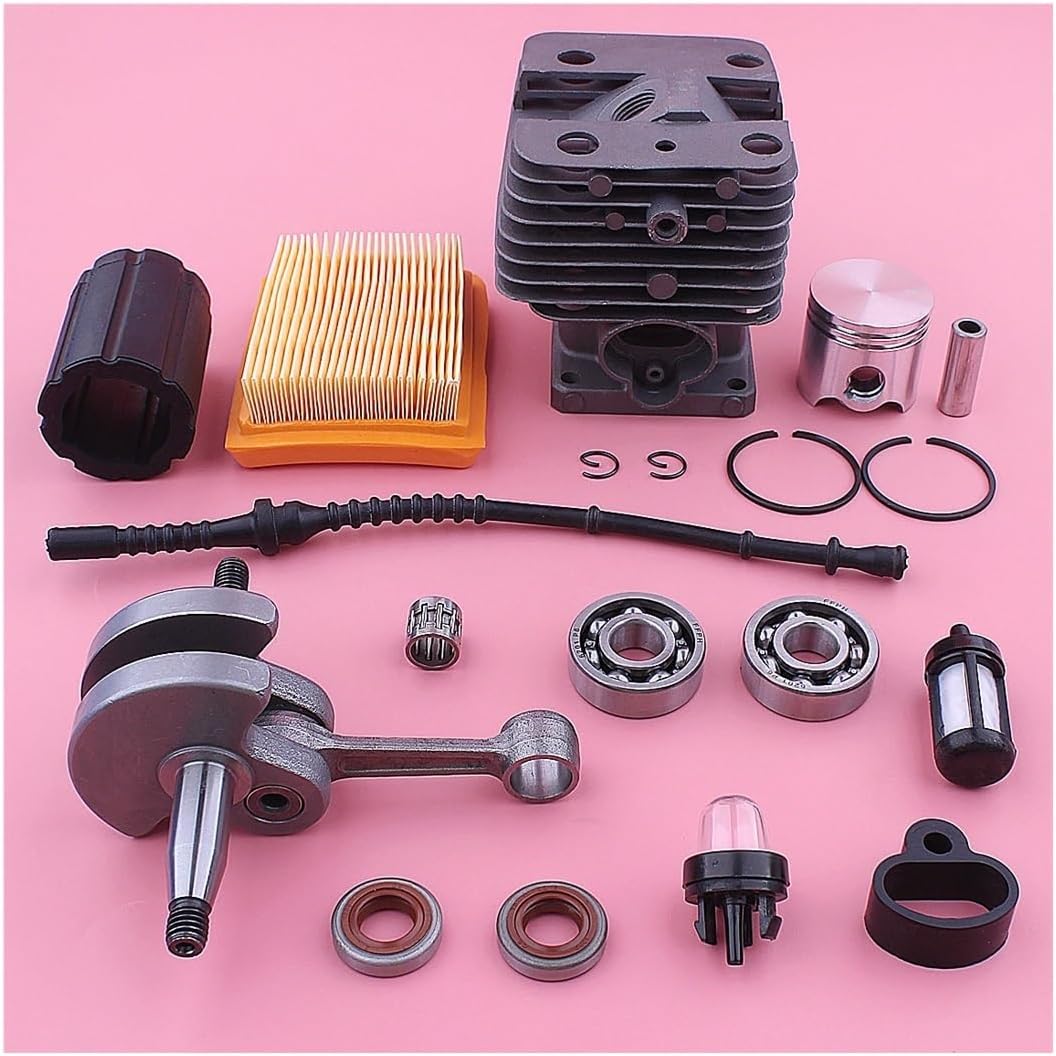 35mm Cylinder Piston Crankshaft Kit Fit for FS120 FS200 FS250 Oil Seal Bearing Engine Replacement Parts Replacement Parts
