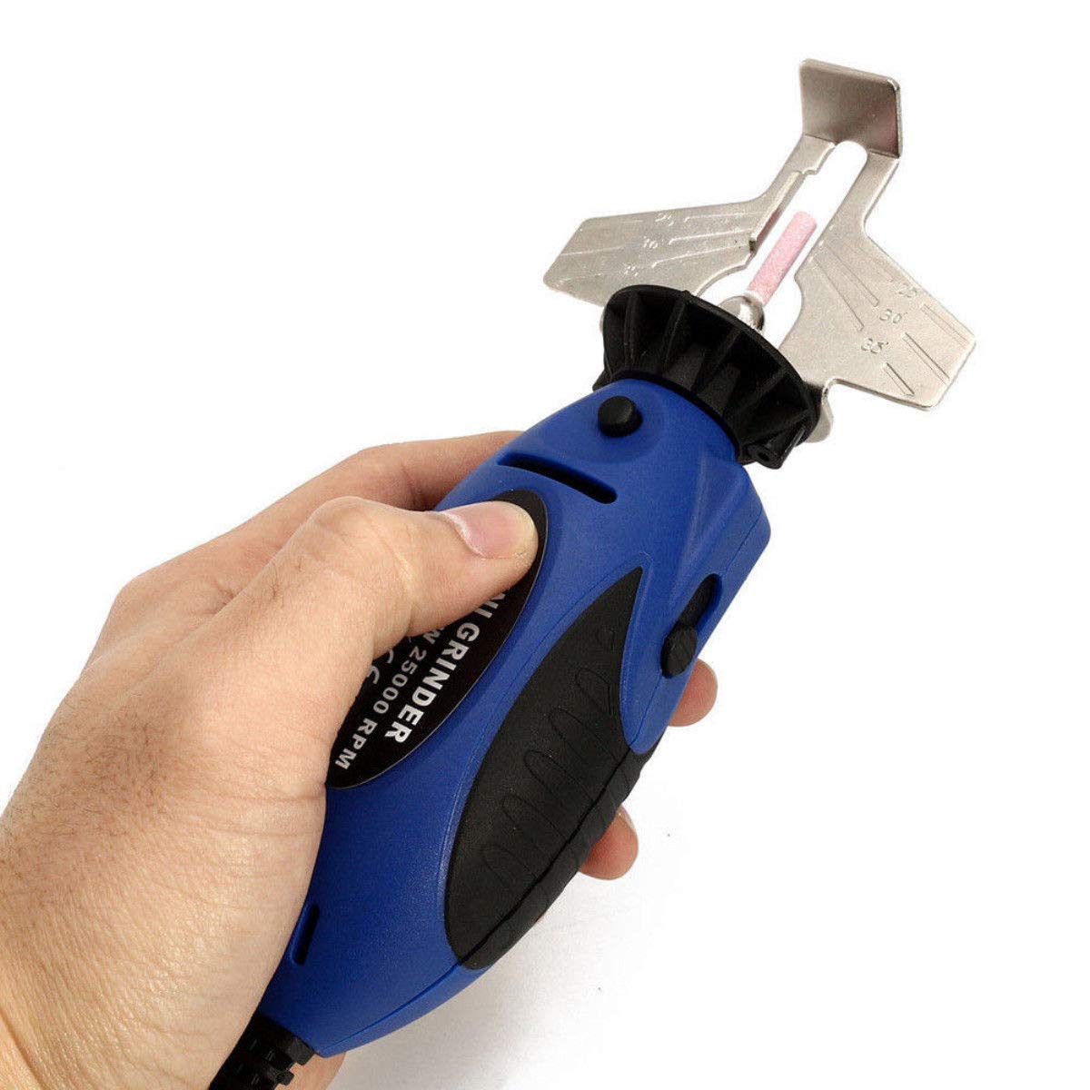 Riloer Afilador de motosierra de 12V y 55W, Lima eléctrica para motosierra Pro Tools Universal