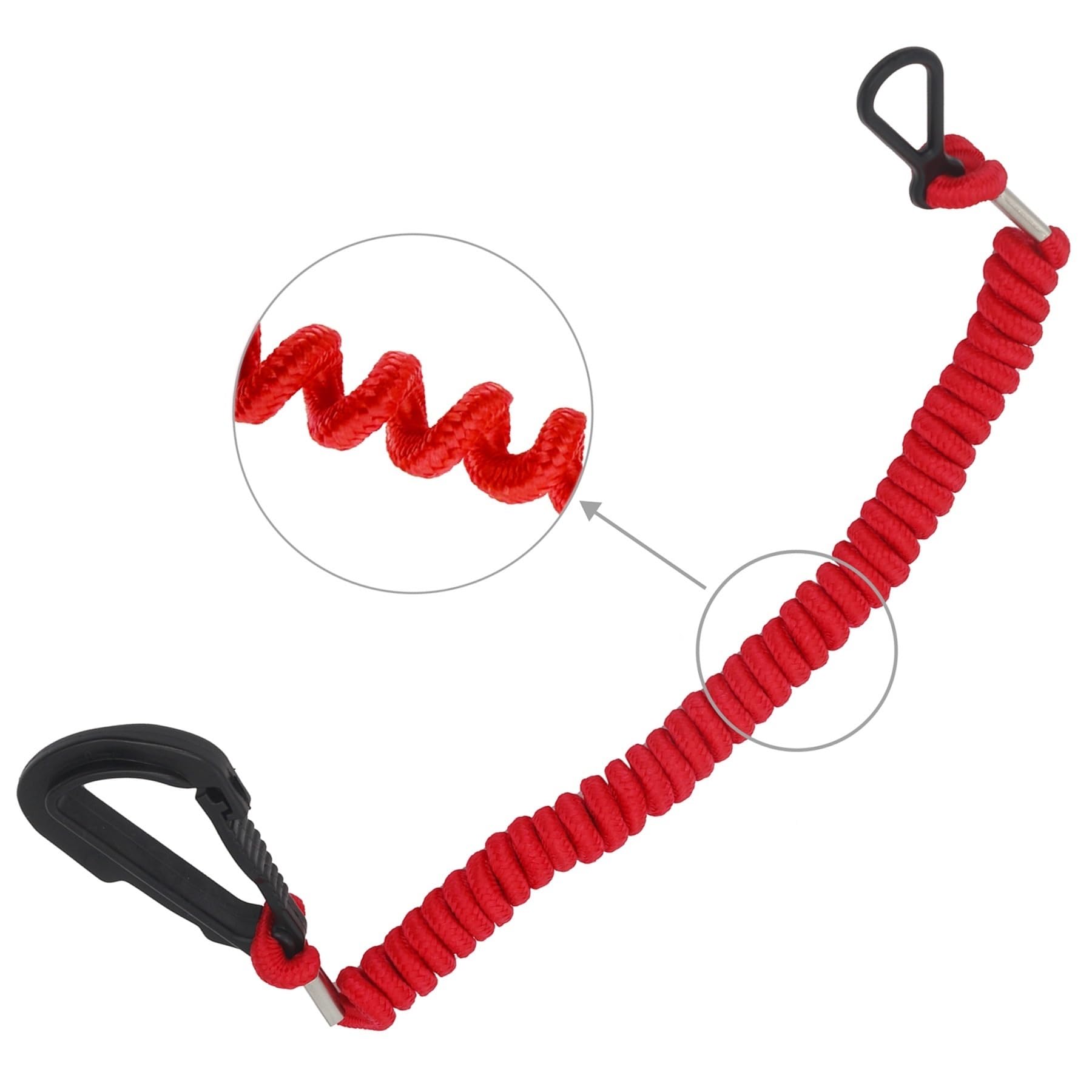 Componenti marini 3 Set Cavo per cordino interruttore di arresto emergenza per barca 8M0092849 per fuoribordo Mercury Mercruiser 15920Q54 15920A54 riparazioni facili