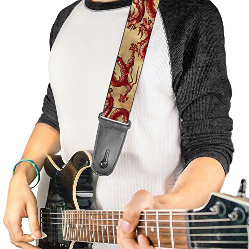 Buckle-Down Sangle de guitare – Dancing Bears Noir/multicolore – 5,1 cm de large – 73,7 à 137,2 cm de long - Les Beatles, Paul McCartney, John Lennon, RIngo Starr, George Harrison Buckle-Down Sangle de guitare – Dancing Bears Noir/multicolore – 5,1 cm de large – 73,7 à 137,2 cm de long – Image 3