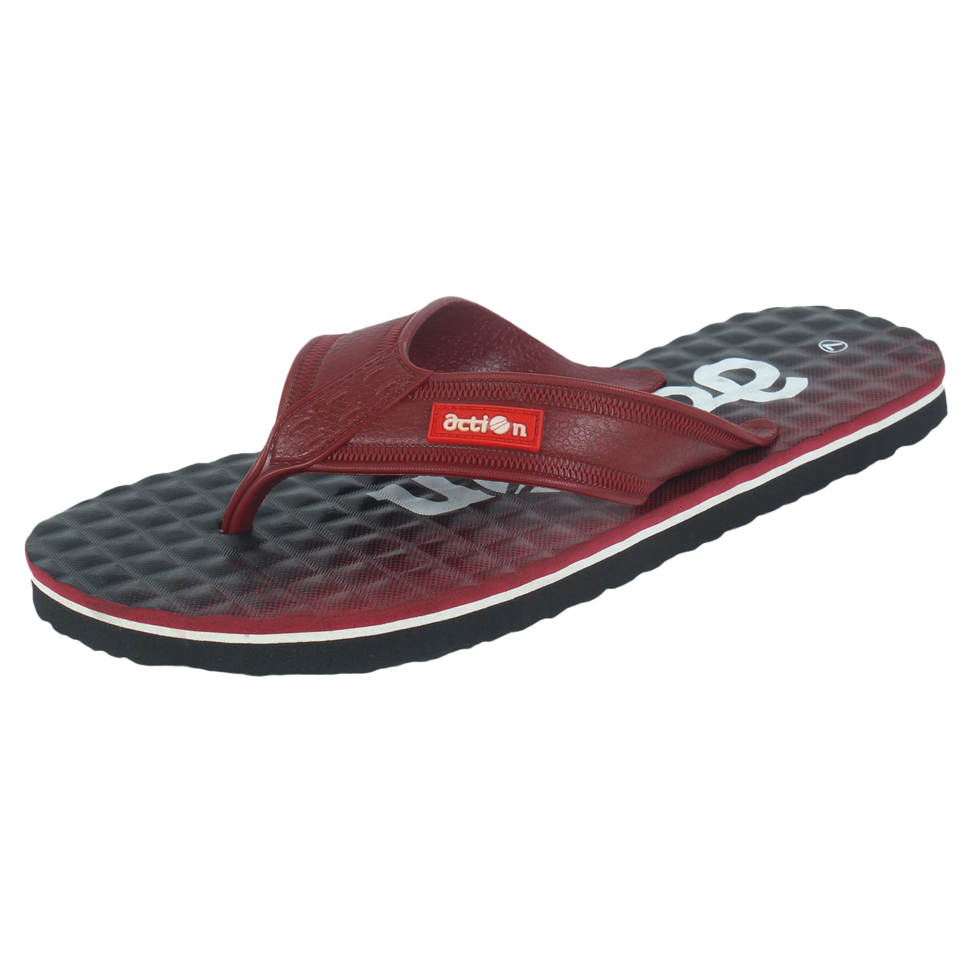 Action Maroon Casual Slipper For Men (AFG 812-Mrn-Blk) (B0B1MRXVQ5) Amazon Price History, Amazon Price Tracker