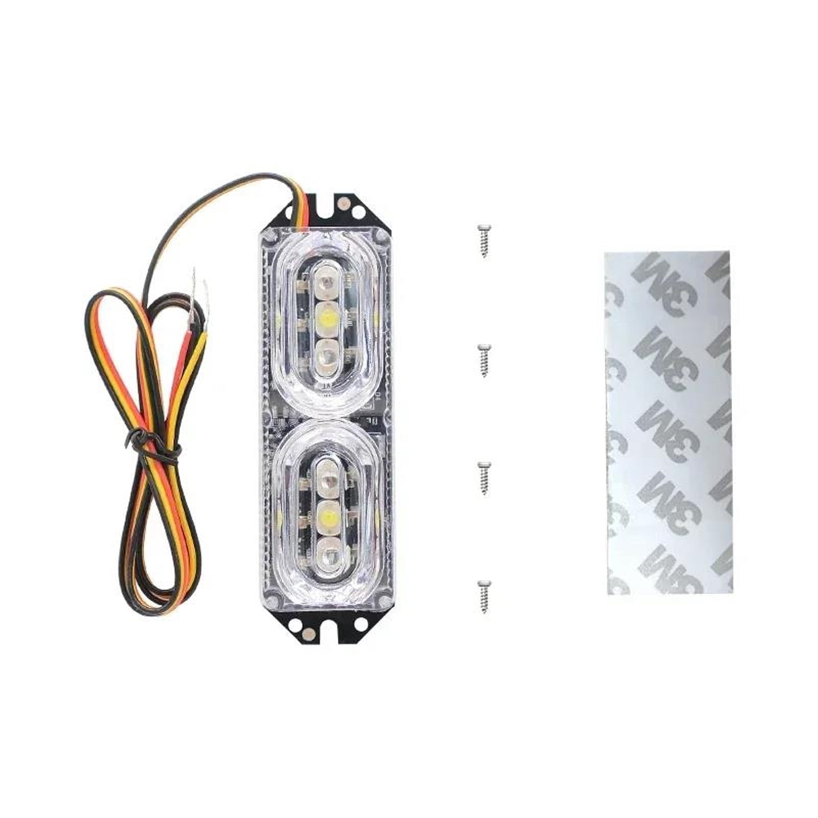 12V 15LED Fanale Posteriore per Moto Luce di stop a LED lampeggiante universale per motocicletta, 9V-80V, luce posteriore impermeabile, luce targa, batteria, indicatore