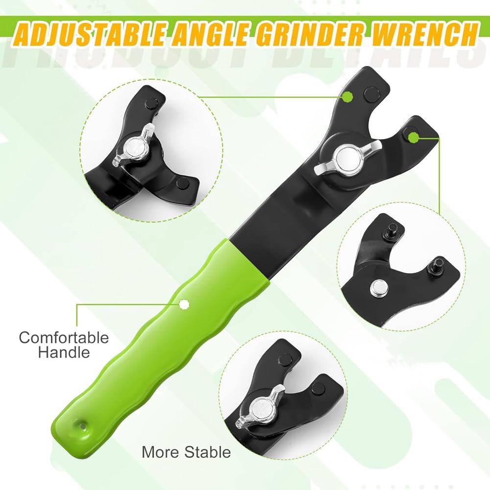 25 Unids Amoladora Angular Tuerca Amoladora Angular Llave Kit 5/8 Pulgadas-11 de Metal Tuerca Llave, Amoladora Angular Accesorios Herramientas