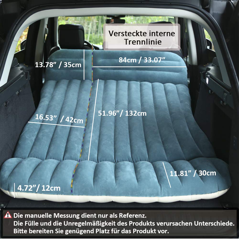 Generisch Opblaasbare matras SUV MPV RV auto, langer en dikker luchtbed, ook onderweg goed slapen met het 197 cm lange luchtbed Generisch Opblaasbare matras SUV MPV RV auto, langer en dikker luchtbed, ook onderweg goed slapen met het 197 cm lange luchtbed