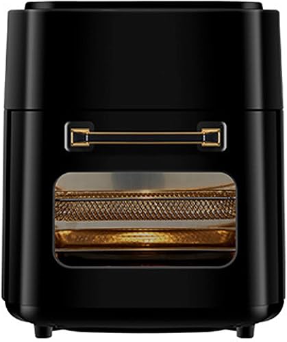 Miniatura 9 de Horno freidora de aire digital 5 en 1 con circulación de aire rápida, pantalla LED sin aceite, cesta antiadherente con temporizador de 60 minutos y