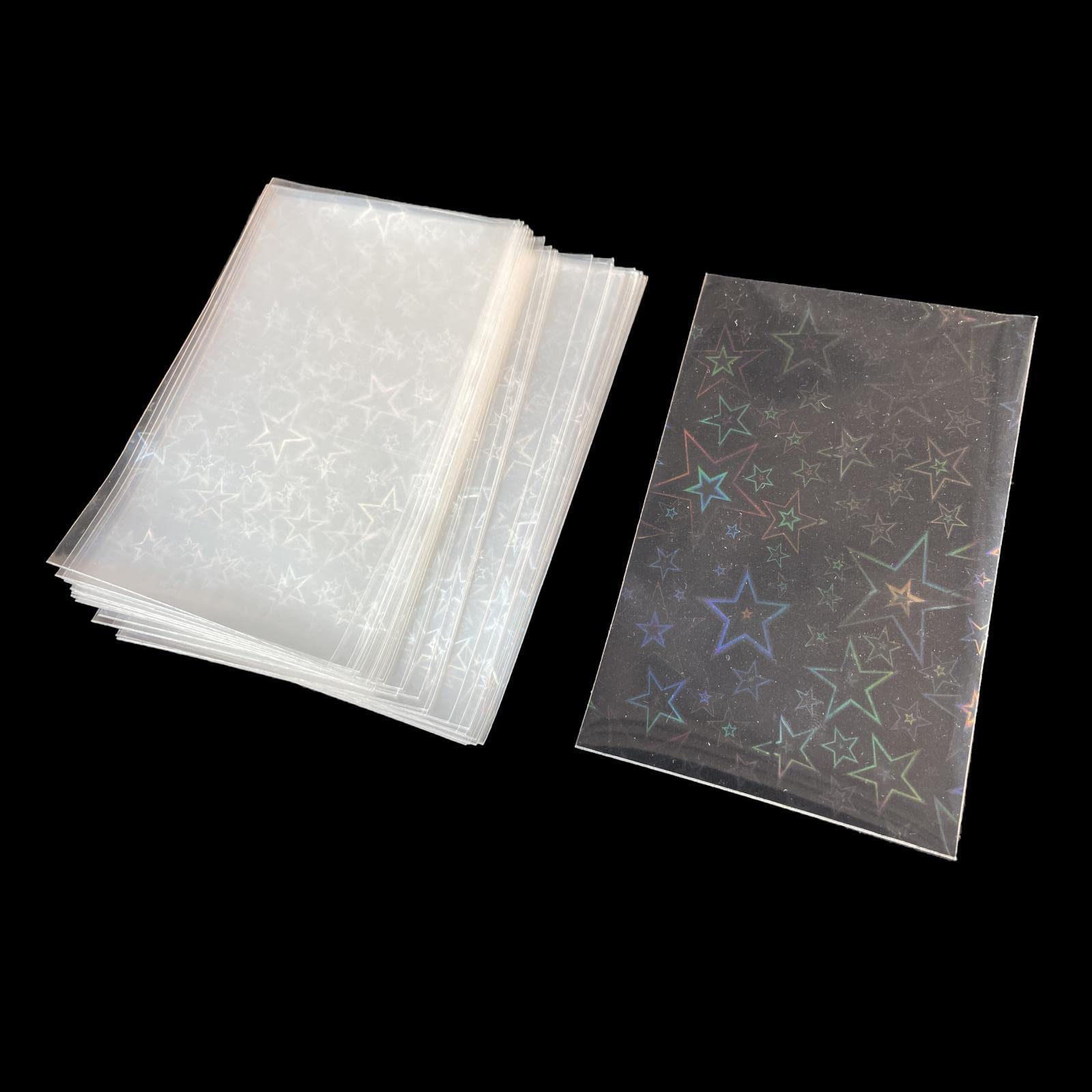 Fashion My Day Card Sleeves Card Collectible for Baseball Card Game Card Pentagram 57x88mm Toys & Games
