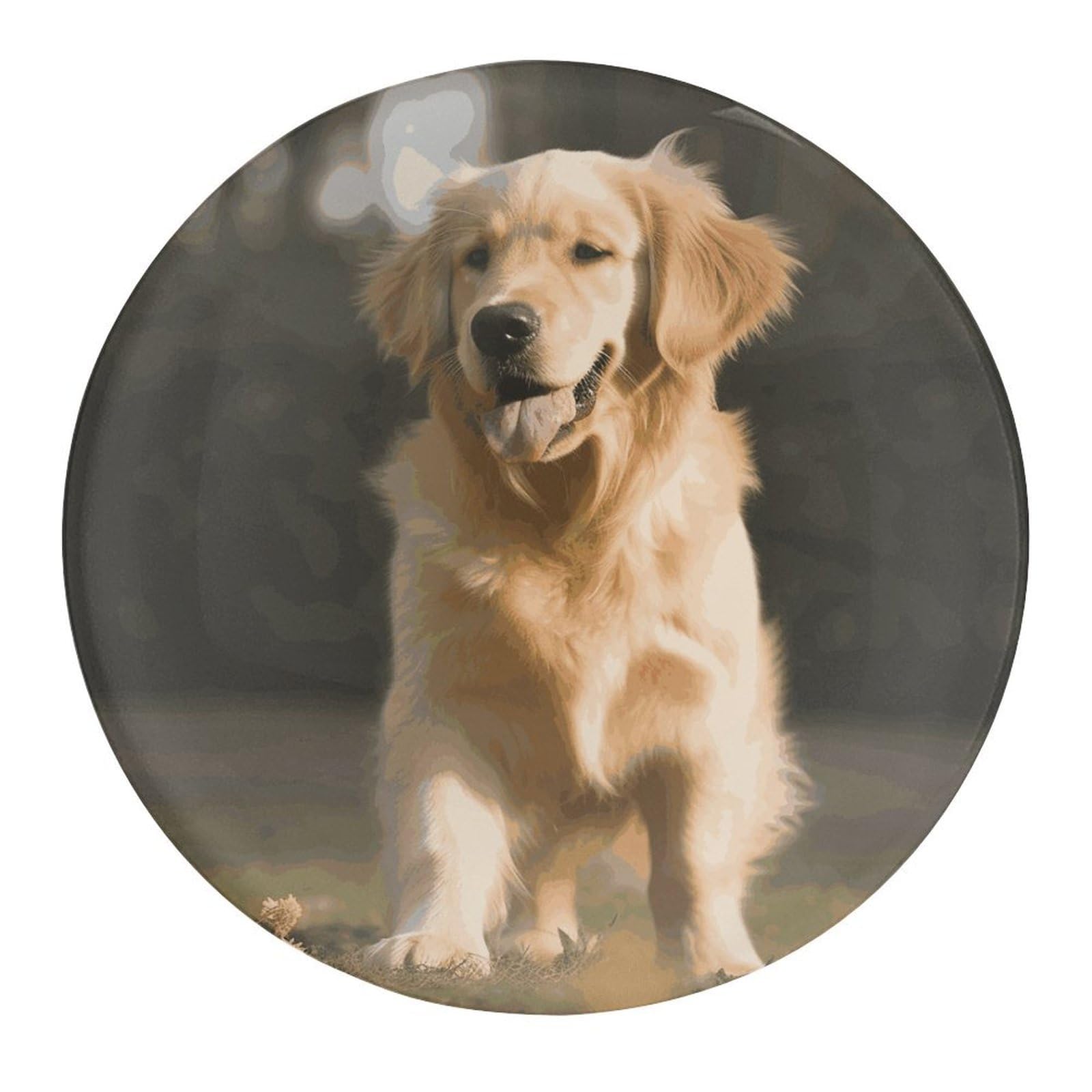 Fekiloot Style Golden Retriever Dog Refrigerator Magnet Fridge Magnet2 Pcs