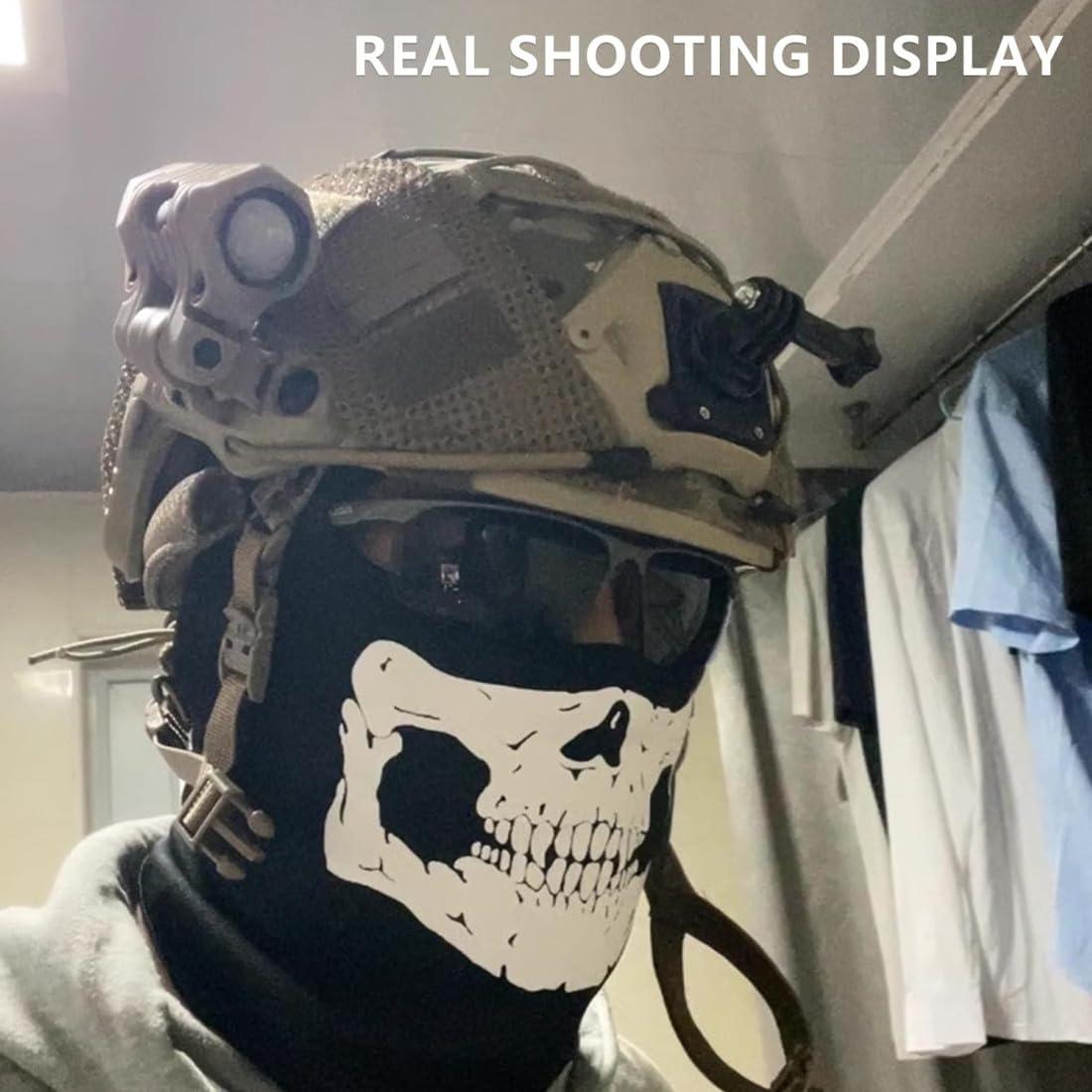 Maschere Fantasma, 2 Pezzi Call of Balaclava Passamontagna Cosplay Unisex da Adulto Passamontagna con Stampa Teschio per Sciare per Bici, Moto, Snowboard e Sport all'Aria Aperta