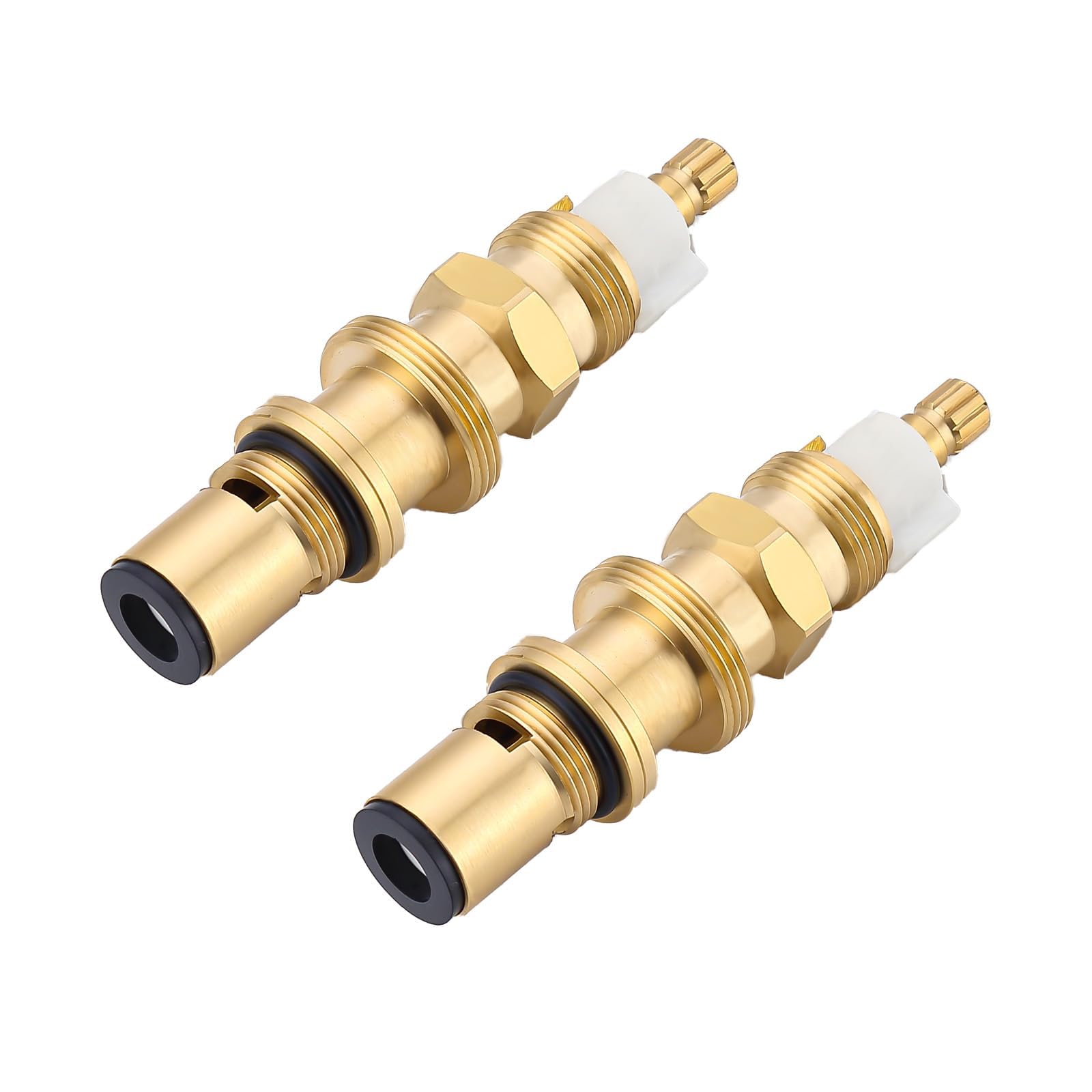 Cartucho de disco de cerámica de repuesto para 910-030, compatible con ducha Price/Pfister y vástago de grifo, cartucho de válvula de ducha para grifo de bañera y ducha, construcción de latón (paquete
