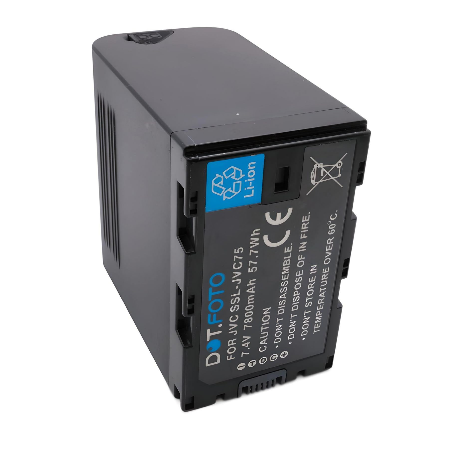 SSL-JVC75 Premium 7.4v / 7800mAh Batterie Rechargeable pour JVC GY-HMQ10, GY-HM200, GY-HM600, GY-HM650, GY-LS300CHE, JY-HM360