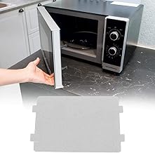 Fdit Placa de microondas, 10 peças de placa de mica grossa para micro-ondas forno doméstico 108 x 99 mm