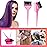 MOONMINI Hair Dye Color Brush and Bowl Set, Color Bowl Brushes Tool Mixing Bowl Kit Tint Comb for Hair Tint Dying Coloring Applicator (Pink&Black)