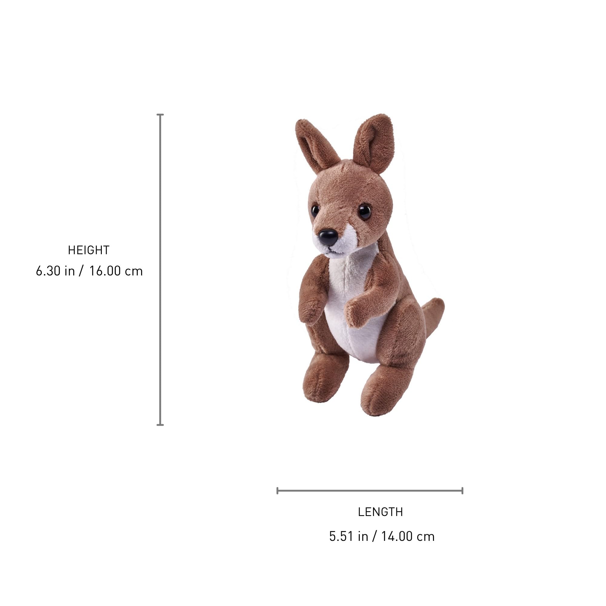 Amazon.com: Wild Republic Pocketkins Kangaroo Stuffed Animal - 5