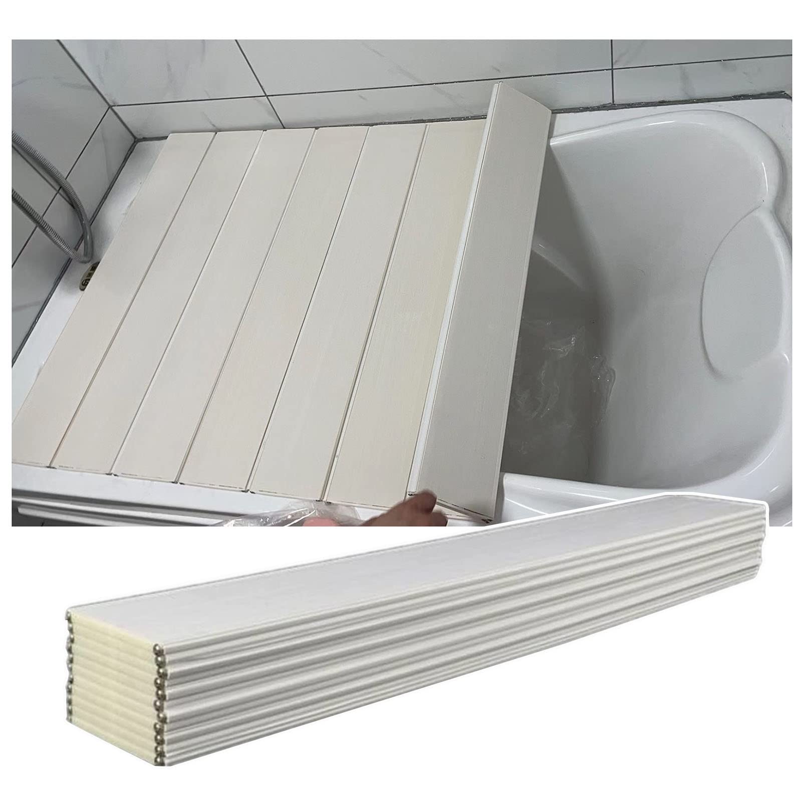 Pont de baignoire pliable en PVC pour éviter les éclaboussures