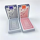 Kit 2 Baralhos Black Vermelho ou Azul Resistente, E-xact