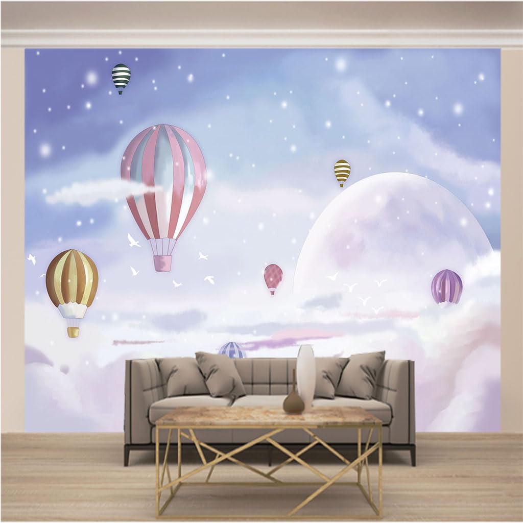 Papier peint panoramique 3D pour agrandir une petite pièce sombre, décor trompe l'œil mural