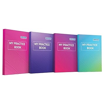 KAANUKA Unruled Long Practice Book Regular Semi Rough Notebook (192 Pages)(275 mm X 190 mm)(Sets Of 4) - image, photos