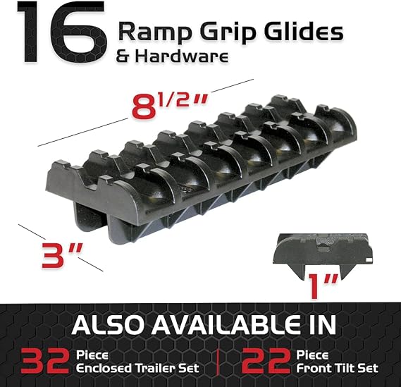 Caliber Grip Glides 13352, Powersport Ramp Set,16-pc