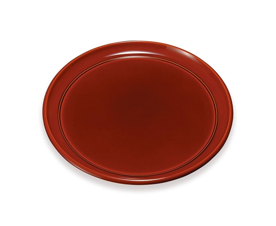 Amazon｜紀州のぬりもの 丸盆 9.0 両面 春慶塗 22-20-1C トレイ