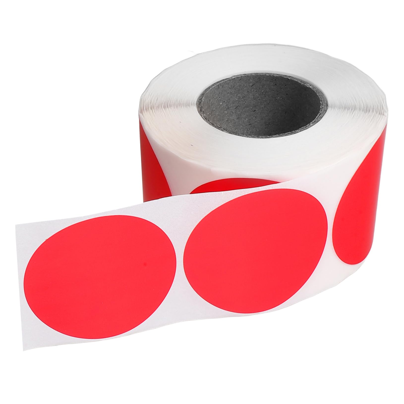 Operitacx 3rouleaux Étiquettes Autocollantes Imprimables Rondes De Étiquettes Thermiques Adhésives Pour Organisation Et Stockage Écrivable