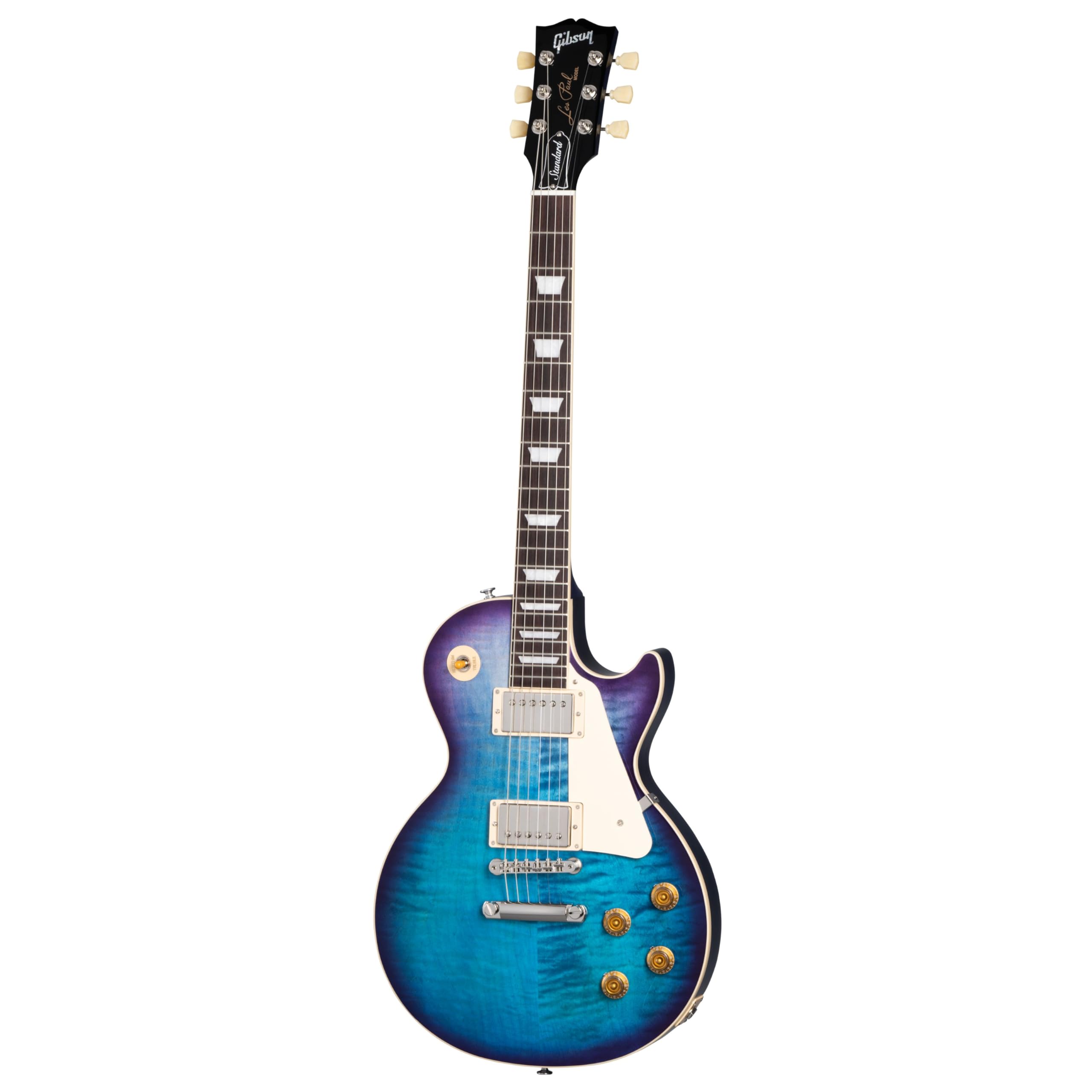 Amazon | Gibson Les Paul Standard 50s Figured Top Blueberry Burst