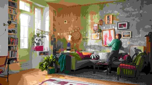 tesa Powerstrips Self-Adhesive Hook Small - Wall Hooks with Removable Wire Hook - Reusable for Bathroom or Kitchen - Drill-Free Mounting - Transparent - 3 x Hooks, 4 x Powerstrips