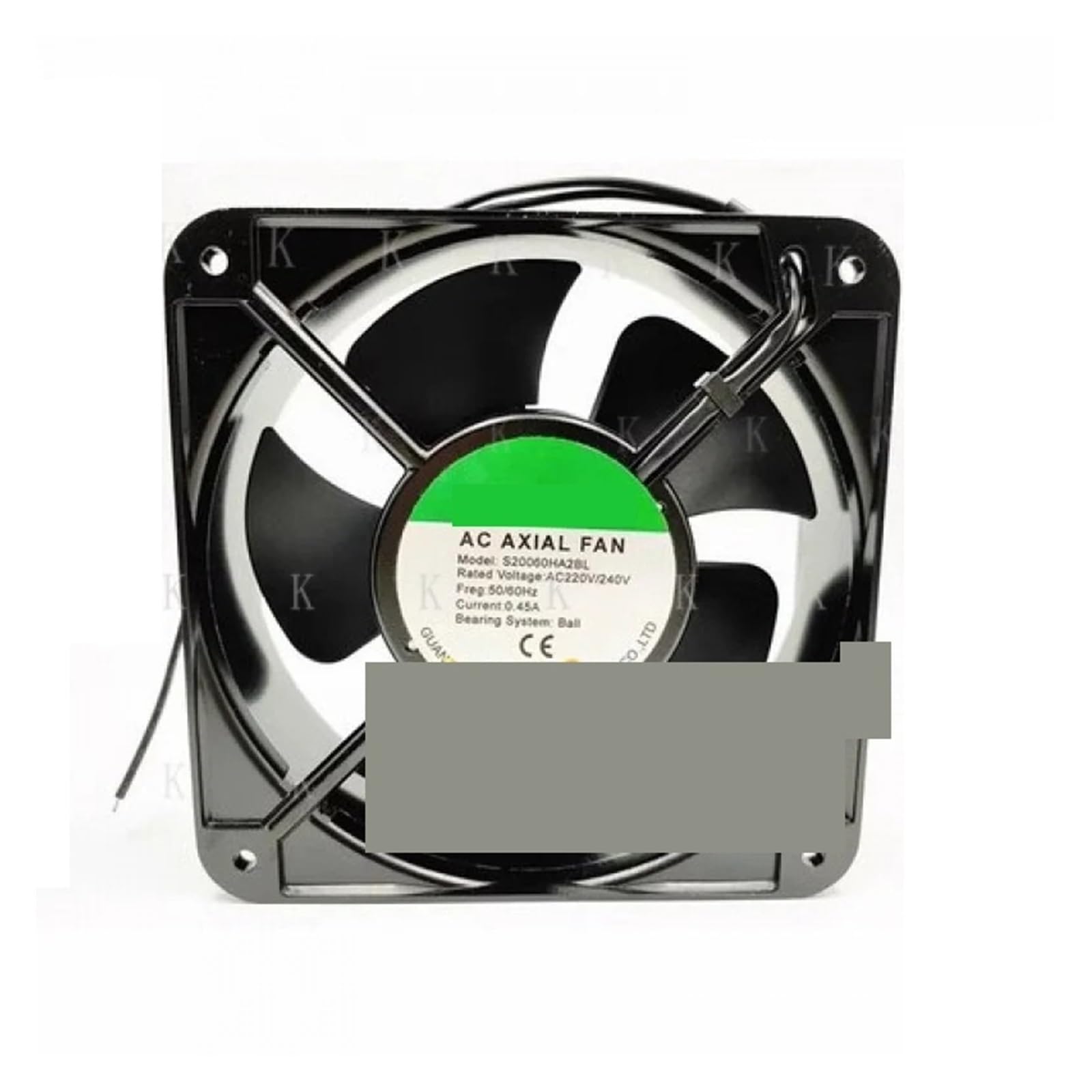 BRODEFUP S20060HA2BL 220VAC 200 * 200 * 60MM Metal Axial Cooling Fan