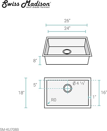 Vista 22 de Swiss Madison Well Made Forever SM-KU708G, dorado Oro