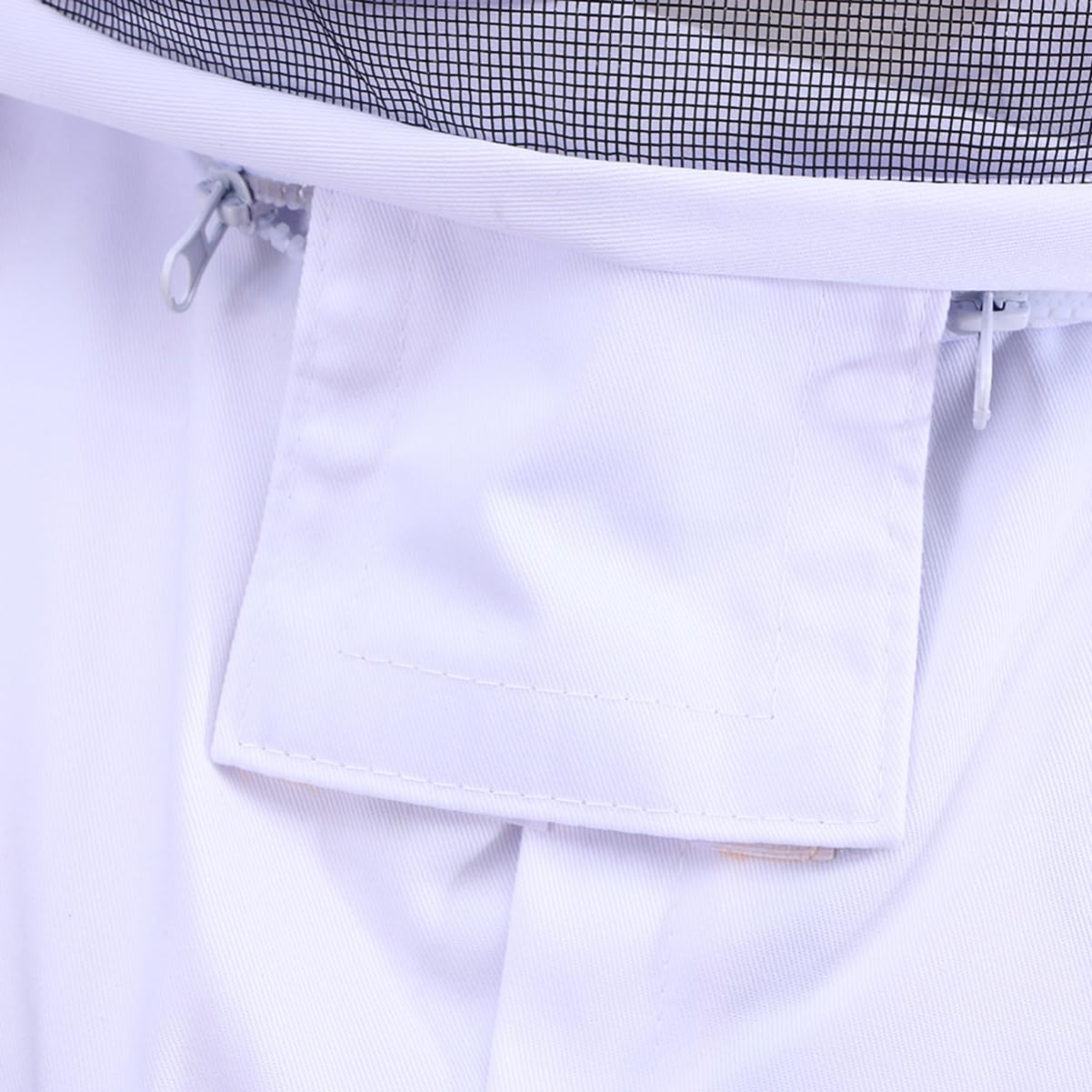 Full Body Beekeeping Suit Veil Men Beekeeping Suit for Protection XXL White