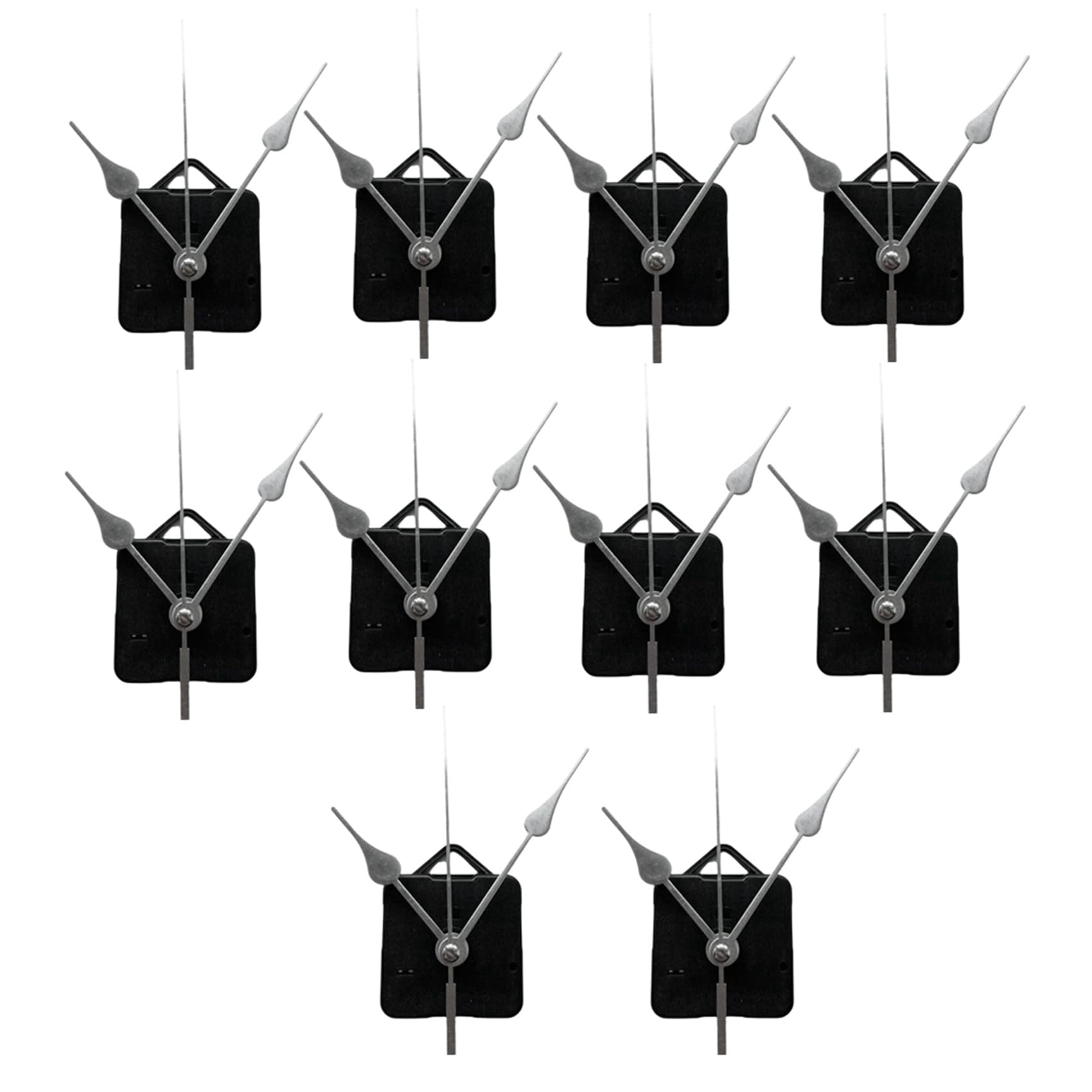 40 Pièces Mécanisme Mouvement Silencieux à Faire Soi-Même, Ensemble D'Aiguilles Broche, Mécanisme Mouvement D'Horloge Quartz Mural Faire Soi-Même, Pièce Réparation, Kit D'Horloge