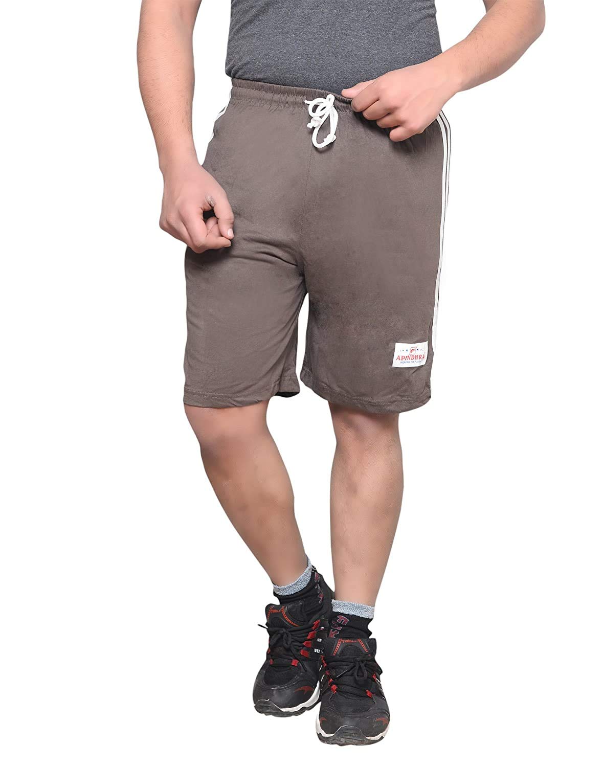fashion sutra Men's Fashion Cotton Brown Hosiery Shorts -(X-Large)-picture-40