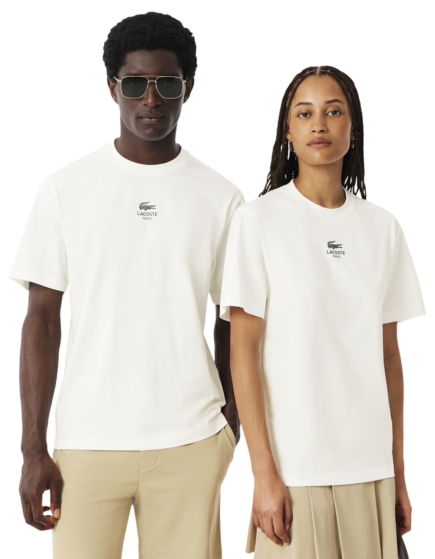 Lacoste Men's Soft Branding Croc Logo T-Shirt