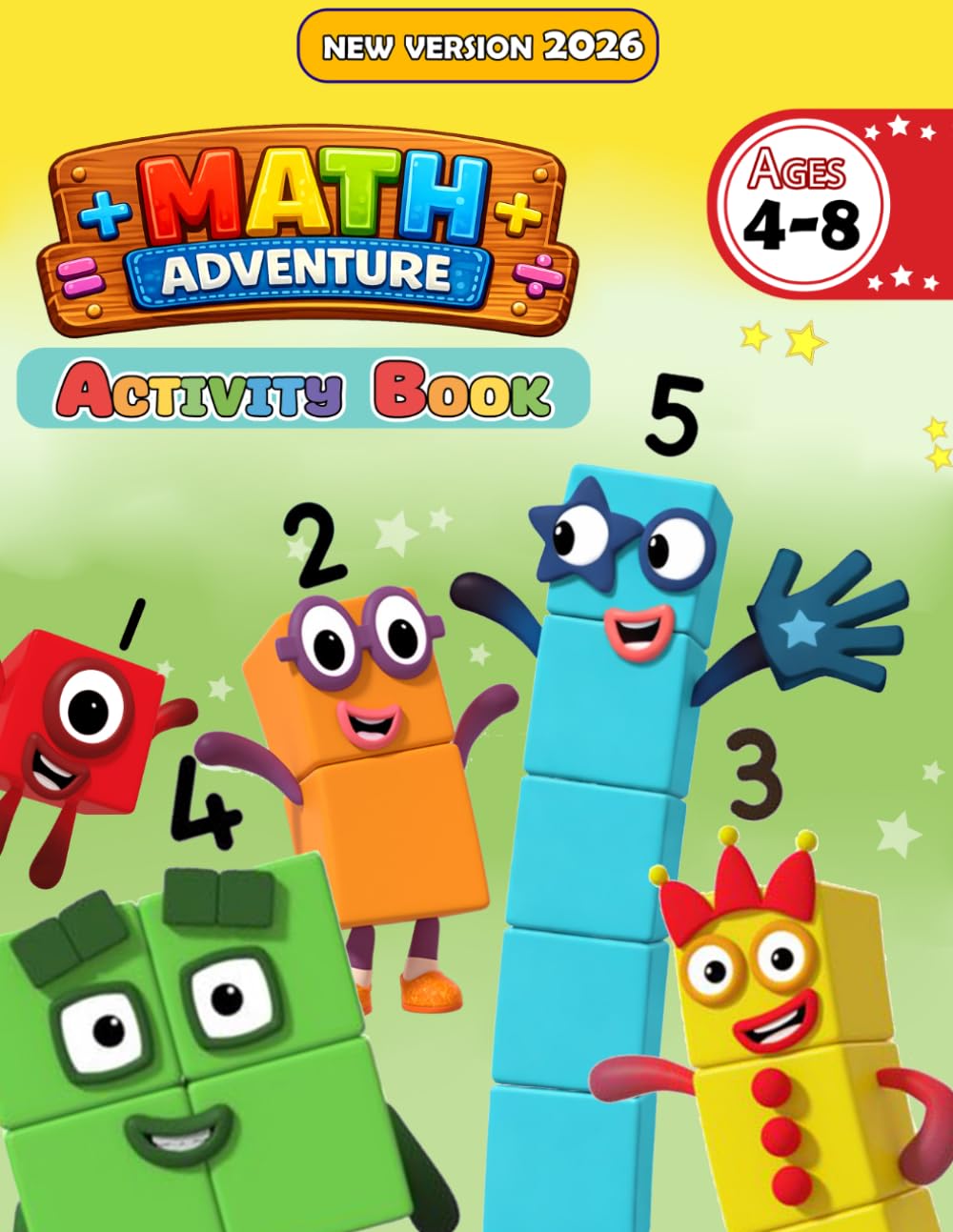 Math Activity Book: My first Number Activity Math Book for Kids Ages 4-8