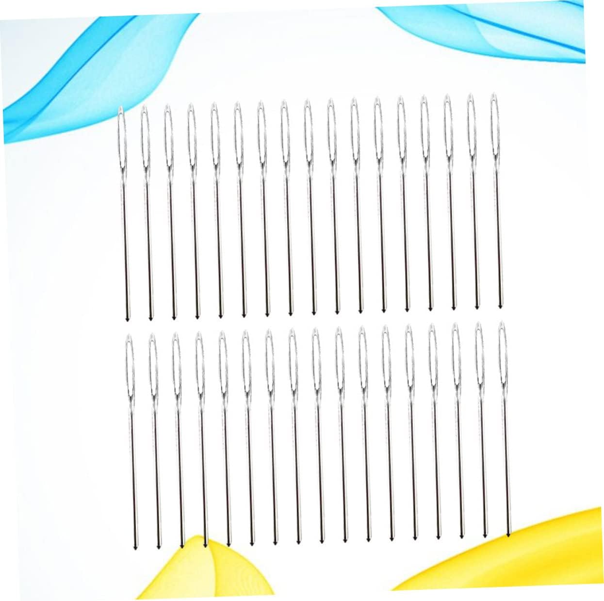 PLAFOPE Set of 100 Large Eye Needles for Tapestry Cross Stitch and Upholstery Projects