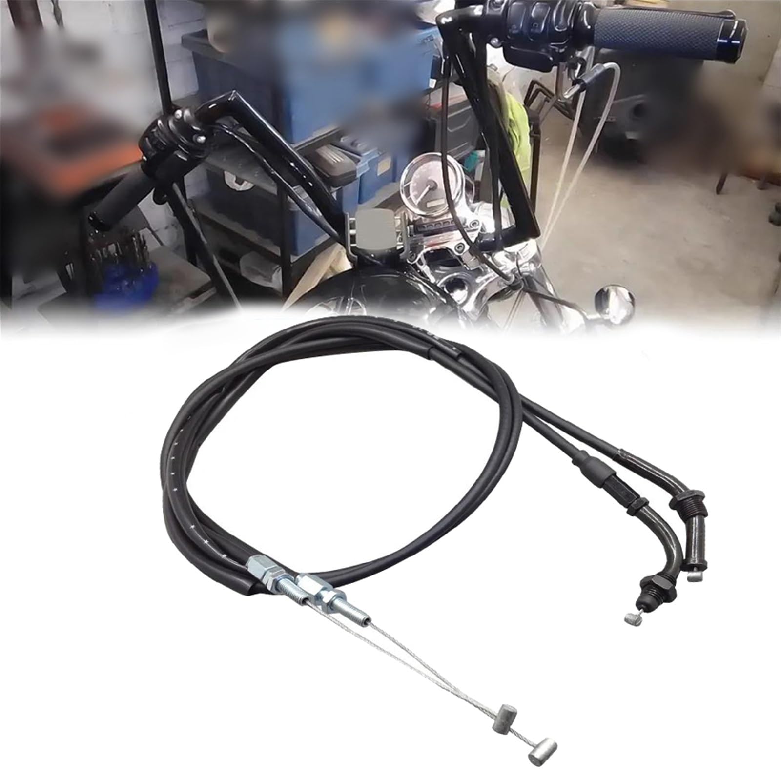 Câbles d'accélérateur de moto rallongés pour Shadow 400 et Steed 600