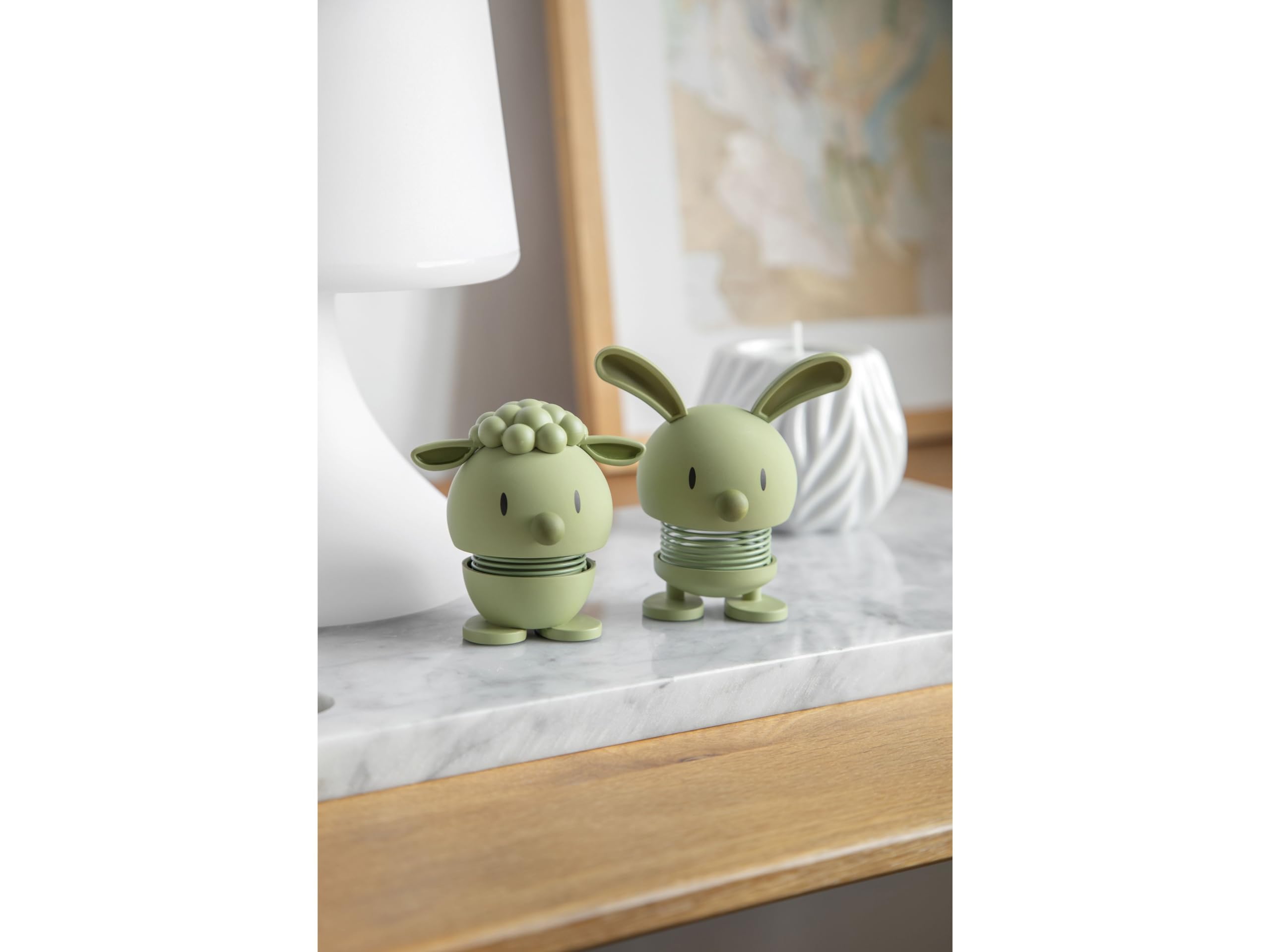 Hoptimist Soft Lambert, Wobbly Figure Decoration for Easter and Spring, Scandinavian Desk and Home Ornament - Image 2
