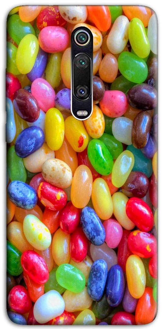 Mixroom - Cover Custodia Case In TPU Silicone Morbida Per Xiaomi Mi 9T Fantasia Caramelle Colorate M180