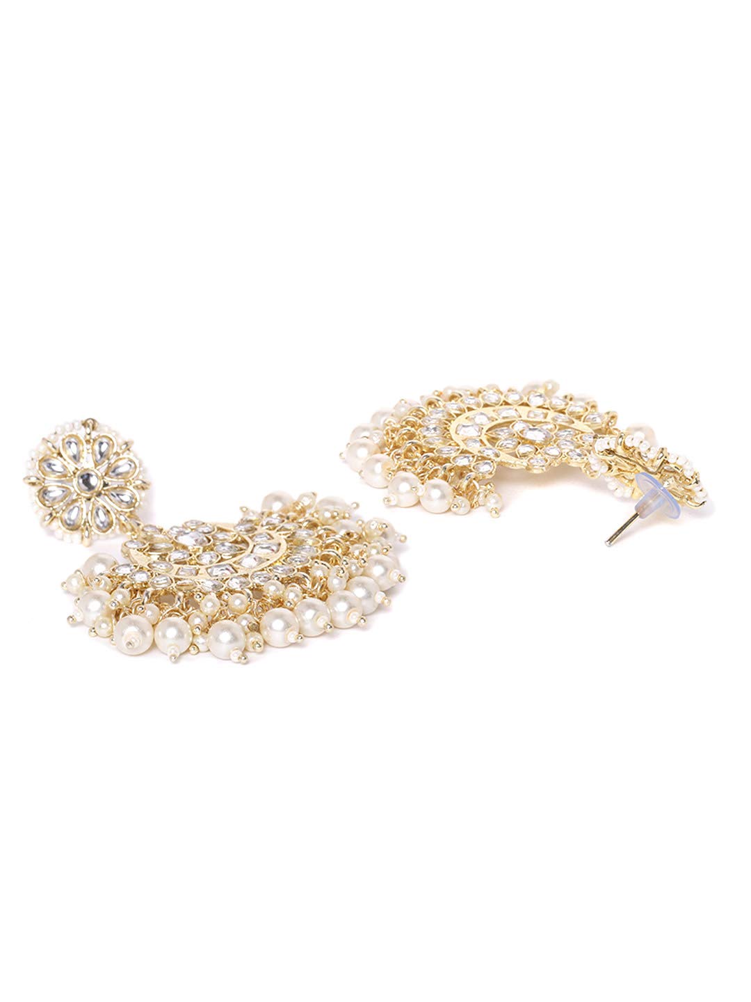 Tone Kundan Choker Necklace Set-ZPFK9645