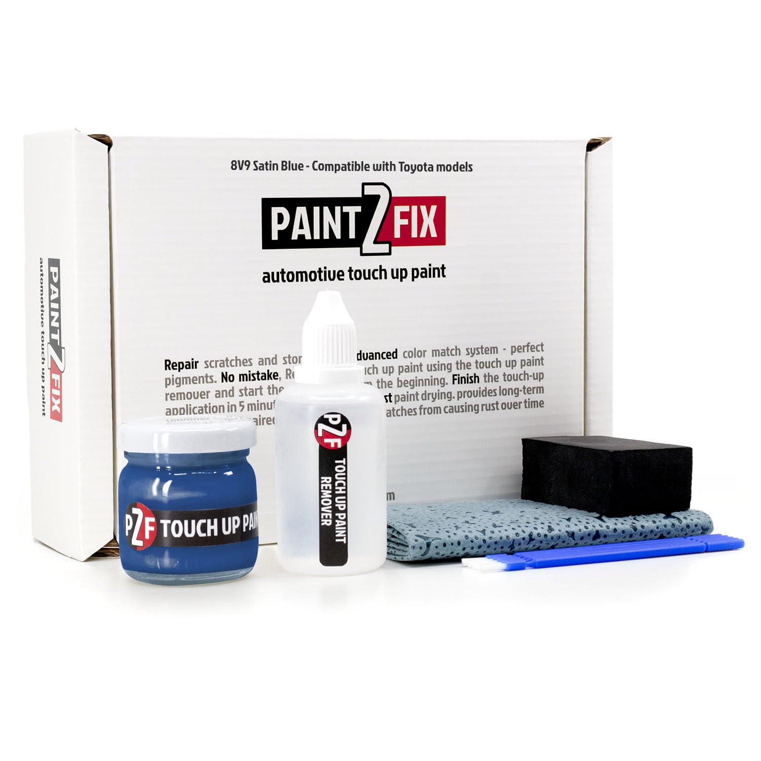 Amazon.com: 8V9 Satin Blue Touch Up Paint Kit for Toyota 0.84 fl