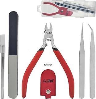 Modellbau Werkzeug Set, 9 Stück, Modellbau Zubehör, CRV Einschneidige Modellbau Zange für Gundam, Modellbau, Hobby, Reparatur