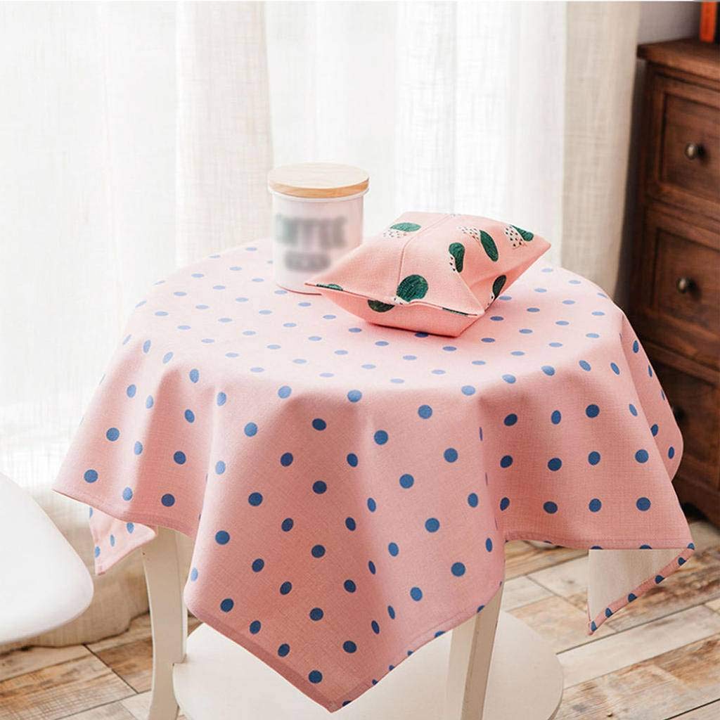 Poliestrowy obrus Ochraniacz na biurko Łatwa w pielęgnacji Podkładka na stół Obrus ​​na biurko-C-85X85cm (Color : C, Size : 85X85cm)