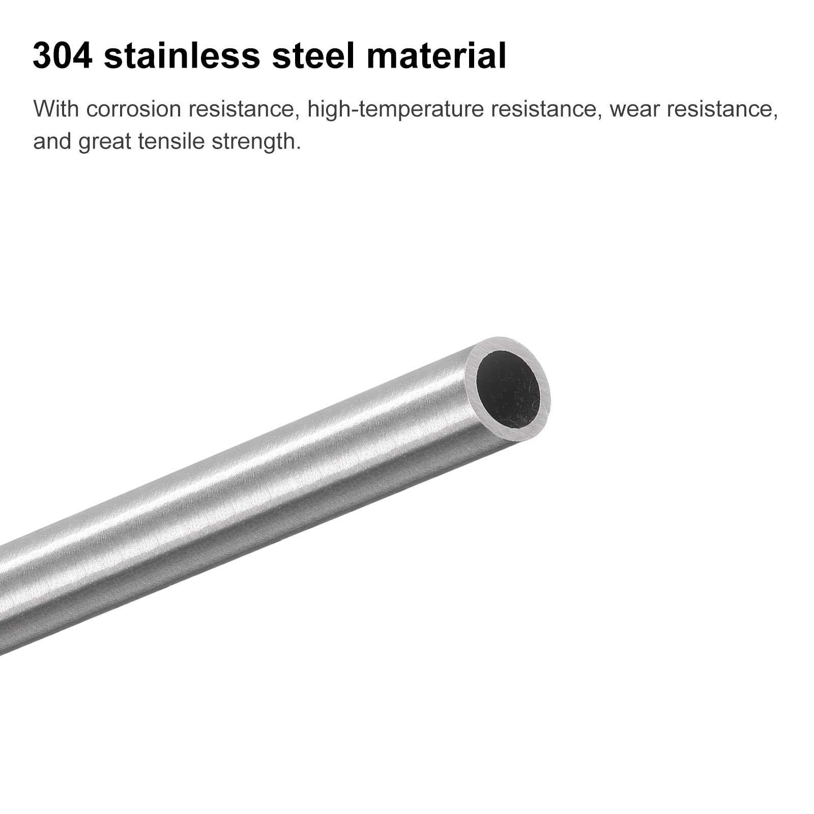 2 Tubi Capillari In Acciaio Inox 304 OD 6.5mm X 0.2mm X 250mm - Per Applicazioni Industriali - Foto 3