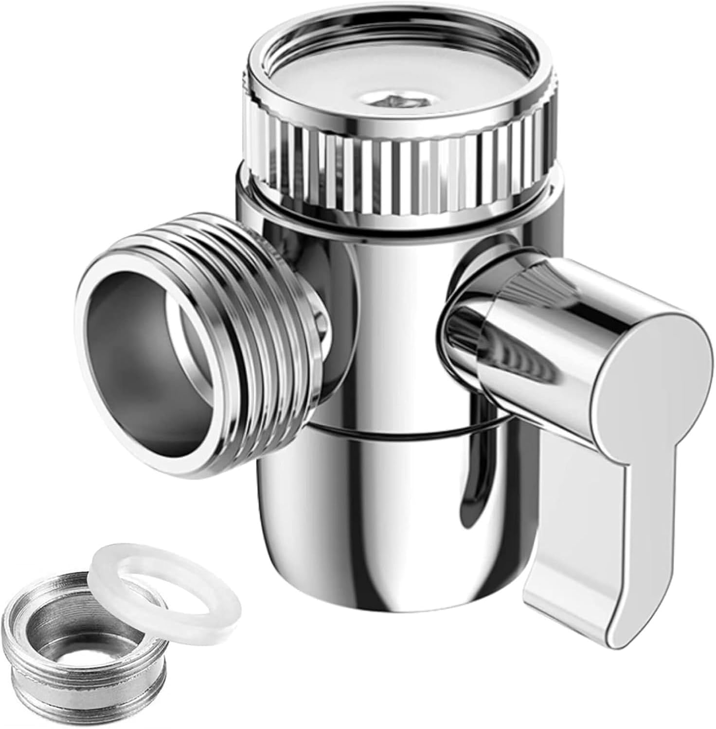 Shower Diverter Valve Tap Diverter 3 Way Faucet Diverter Valve Adapter