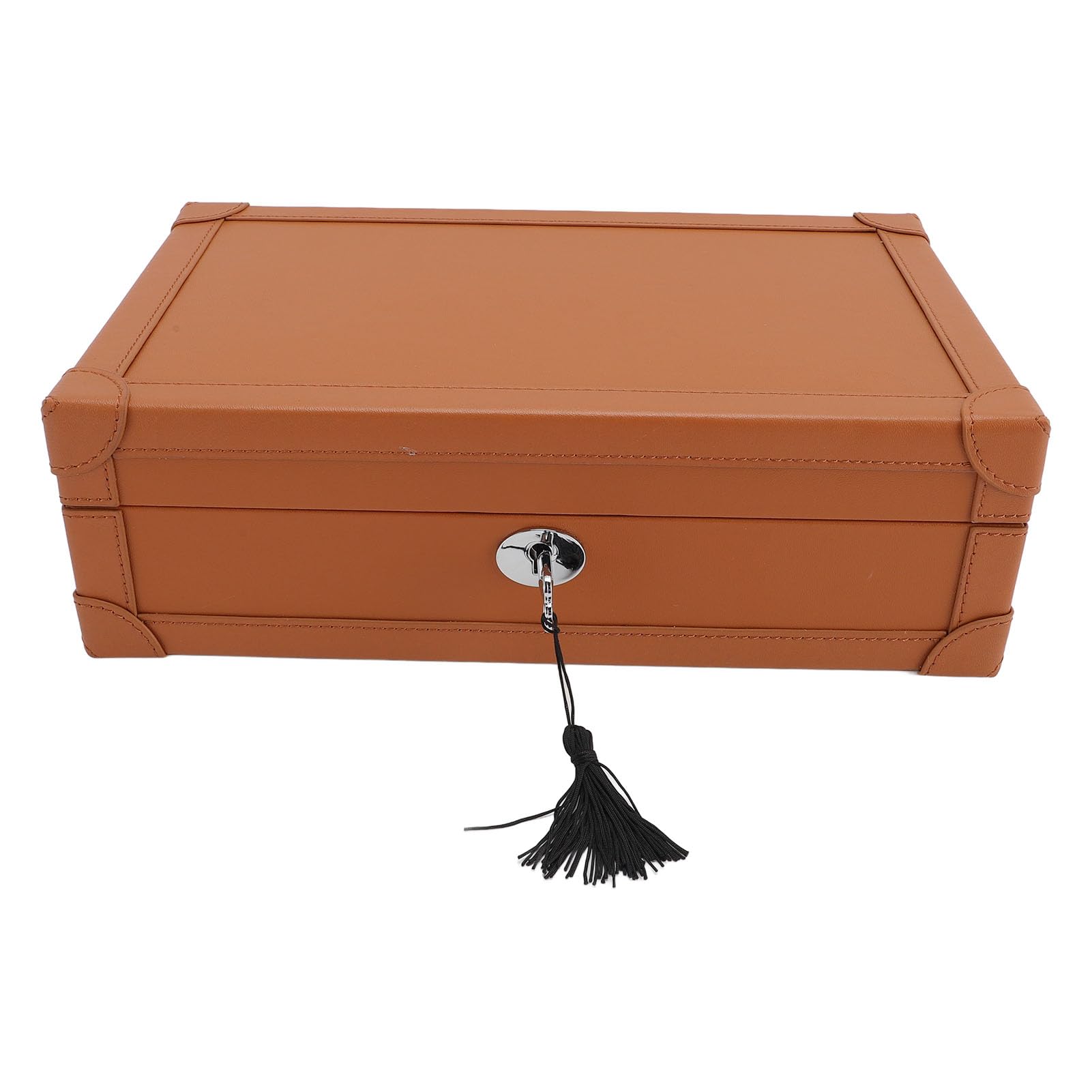 Qcwwy Vetrine per Orologi, Armadietti, Custodie per Organizzatori di Viaggi e Accessori (BROWN)