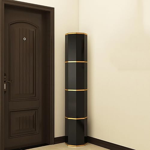 Miniatura 8 de Armario organizador de zapatos para entrada, armario grande para zapatos, rotación de 360 grados, moderno, almacenamiento de zapatos, cilindro