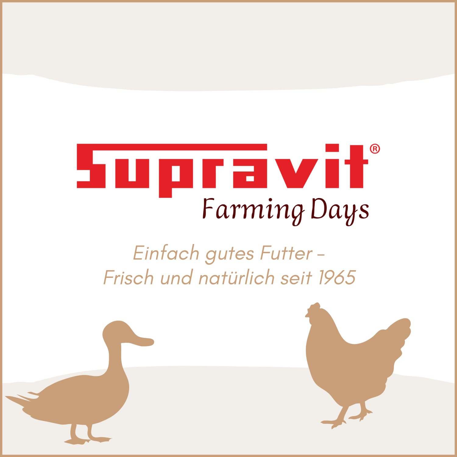 Supravit Wachtelfutter 25kg | Vollwertige Körnermischung für Wachteln,